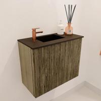 Toiletmeubel Mondiaz Joya | 50 cm | Meubelkleur Dusk | Faye wastafel Urban Links | 1 kraangat