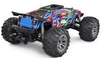 Amewi Teleoceras Stunt Brushed 1:12 RC auto Elektro Monstertruck 4WD RTR 2,4 GHz Incl. accu en lader, Met lichteffect - thumbnail