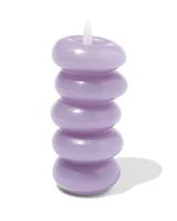 HEMA Led-vormkaars ⌀6.5x16cm wlila (lila)