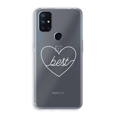 Best heart pastel: OnePlus Nord N10 5G Transparant Hoesje