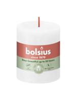 Bolsius kaars rustiek 7x8 cm cloudy wit