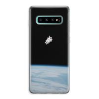 Alone in Space: Samsung Galaxy S10 Plus Transparant Hoesje