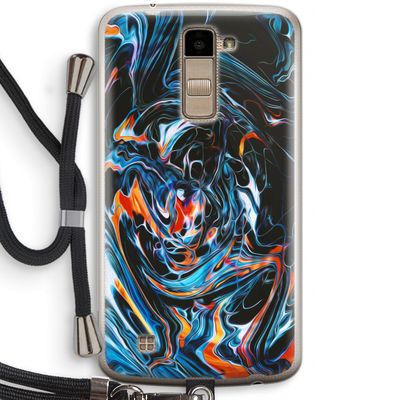 Black Unicorn: LG K10 (2016) Transparant Hoesje met koord