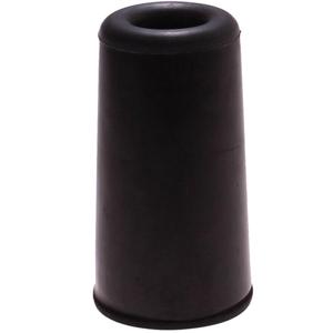 Deurbuffer / deurstopper - zwart - rubber - 75 x 40 mm - deurstop