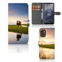 Nokia G60 | Telefoonhoesje | Met pasjeshouder | Koe