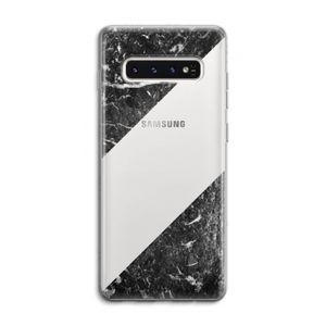 Zwart marmer: Samsung Galaxy S10 4G Transparant Hoesje