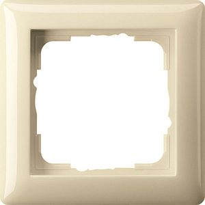 Gira standaard 55 afdekraam 1-voudig creme glanzend 021101