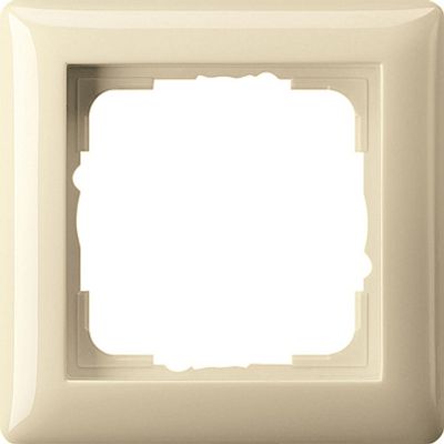 Gira standaard 55 afdekraam 1-voudig creme glanzend 021101