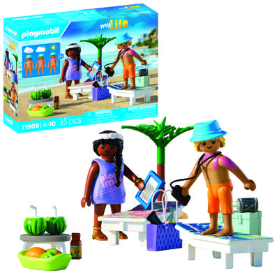 Playmobil® My Life stranduitje met koppel