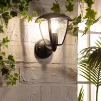 Lampje voordeur verlichting 'Nasa' zwart e27 IP54 23 cm Lampje voordeur verlichting 'Nasa' zwart e27 IP54 23 cm