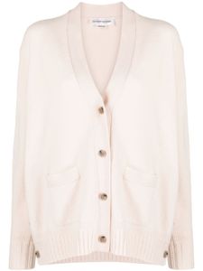 Victoria Beckham cardigan léger en laine - Rose