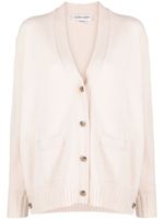 Victoria Beckham cardigan léger en laine - Rose - thumbnail