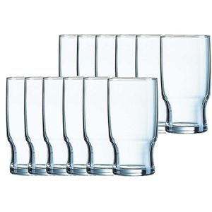 12x Longdrink glazen transparant 290 ml Campus