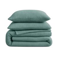 Wasbaar Lazy Dekbed Zonder Overtrek - Zonder Overtrek - Katoen Mousseline - Groen - Dekbed-Discounter.nl