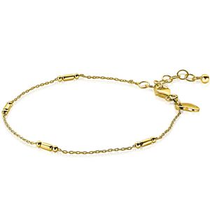 Zinzi ZIA2275G Armband Rondjes zilver goudkleurig 17-20 cm
