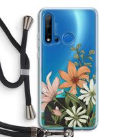 Floral bouquet: Huawei P20 Lite (2019) Transparant Hoesje met koord