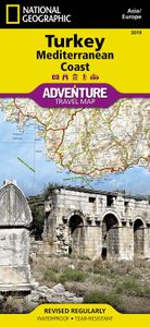 Wegenkaart - landkaart 3019 Adventure Map Turkey Mediterranean Coast T