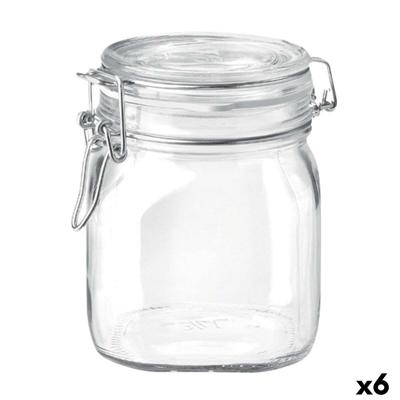 Glazen pot Bormioli Rocco Fido Transparant (6 Stuks)