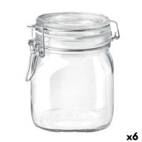Glazen pot Bormioli Rocco Fido Transparant (6 Stuks)