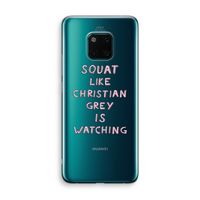 Christian Grey: Huawei Mate 20 Pro Transparant Hoesje