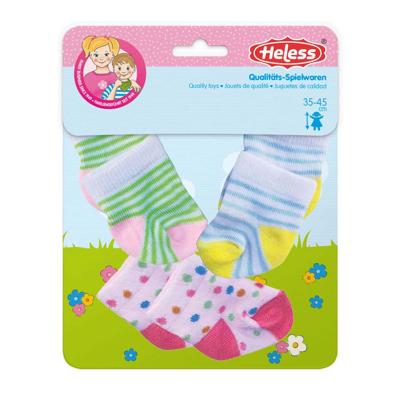 Heless Poppen sokkken 3 paar, 28-35 cm