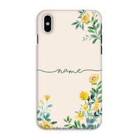 Gele bloemen: iPhone X Tough Case