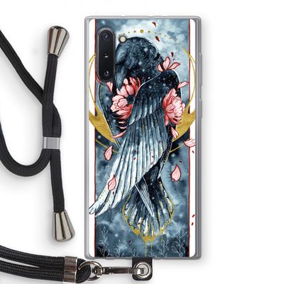 Golden Raven: Samsung Galaxy Note 10 Transparant Hoesje met koord