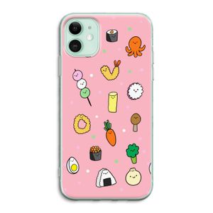 Happy bento friends: iPhone 11 Transparant Hoesje