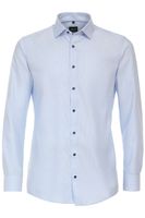 Venti Modern Fit Overhemd lichtblauw, Motief - thumbnail