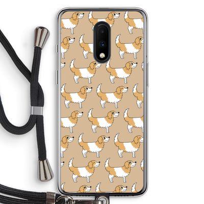 Doggy: OnePlus 7 Transparant Hoesje met koord