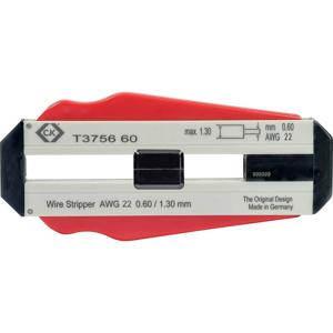 C.K T3756 60 Draadstripper Geschikt voor: PVC-draden, PTFE-draden 0.60 mm (max)