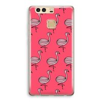 Flamingo: Huawei P9 Transparant Hoesje Flamingo: Huawei P9 Transparant Hoesje