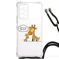 Samsung Galaxy A53 Stevig Bumper Hoesje Giraffe