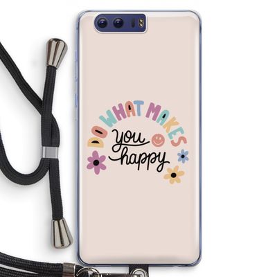 Happy days: Honor 9 Transparant Hoesje met koord