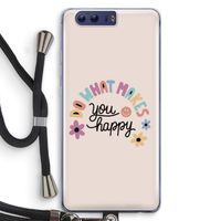 Happy days: Honor 9 Transparant Hoesje met koord