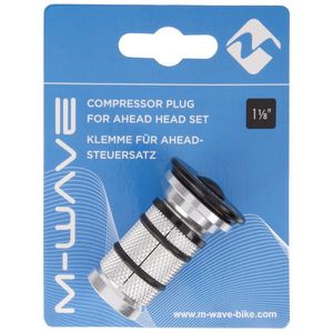 M-Wave balhoofdplugklauw 1-1/8" carbon voorvork zwart