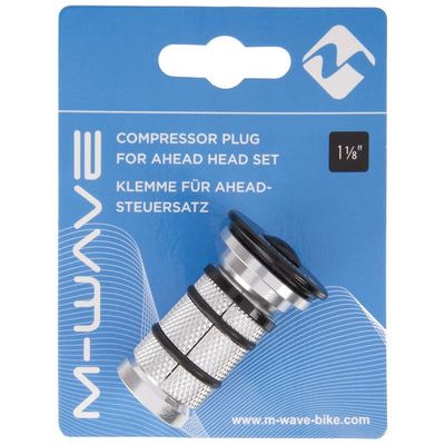 M-Wave balhoofdplugklauw 1-1/8" carbon voorvork zwart