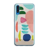 Bold Rounded Shapes: Samsung Galaxy A50 Transparant Hoesje