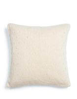 Essenza Essenza knitted Ajour cushion Antique white 50x50