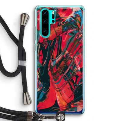Endless Descent: Huawei P30 Pro Transparant Hoesje met koord