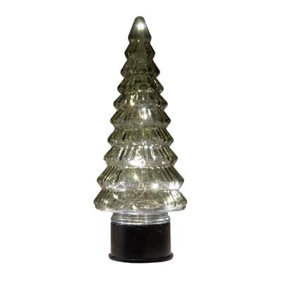 Boompje glas LED 35x13 cm groen - Annas collection