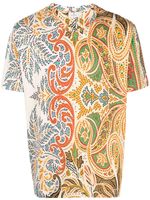ETRO t-shirt en coton à imprimé cachemire - Orange