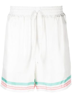 Casablanca short Tennis Club Icon en soie