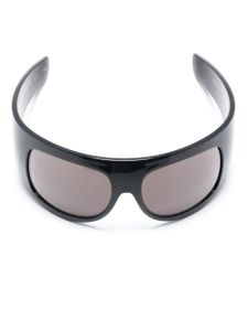 Gucci Eyewear lunettes de soleil rectangulaires à plaque logo - Noir