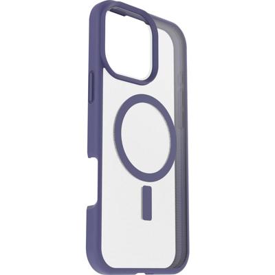 Otterbox React Backcover Apple iPhone 16 Pro Max Lila, Transparant Inductieve lading, MagSafe compatible
