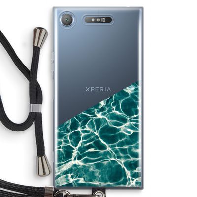 Weerkaatsing water: Sony Xperia XZ1 Transparant Hoesje met koord