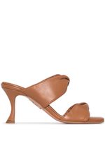 Aquazzura mules Twist 75 mm en cuir - Marron Aquazzura mules Twist 75 mm en cuir - Marron