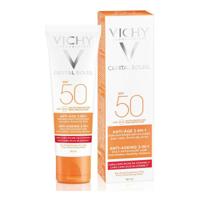 Gezichtszonnecrème Vichy VCH00115 Spf 50 3 in 1 Anti-Aging