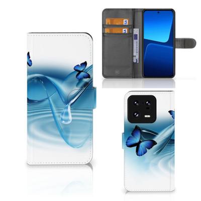 Xiaomi 13 Pro | Telefoonhoesje | Met pasjeshouder | Vlinders