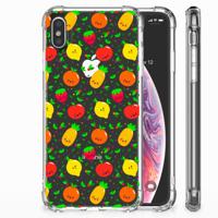 Apple iPhone Xs Max Beschermhoes Fruits